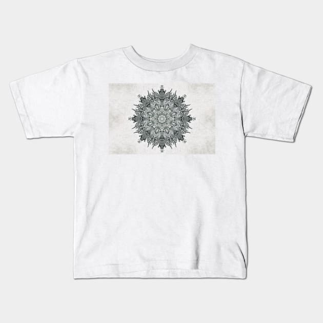 Sacred Mandala Kids T-Shirt by MysticMagpie